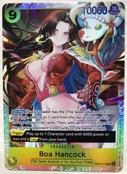 Boa Hancock NM SR OP14-112 The Azure Sea's Seven English One Piece TCG - Image 1
