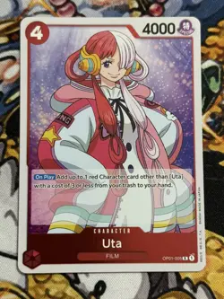 Uta OP01-005 R Rare Romance Dawn One Piece TCG - Image 1