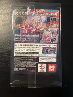 One Piece Monkey D. Luffy US Voyage College Basketball Promo Card Sealed - Image 2