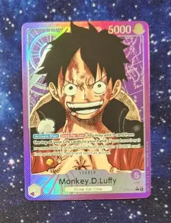 Monkey.D.Luffy (060) (Alternate Art) OP05-060 Awakening of the New Era Foil - Image 1