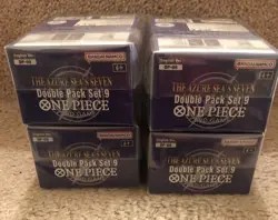 One Piece Double Pack 9 The Azure Sea’s Seven (lot Of 4 Boxes) - Image 5