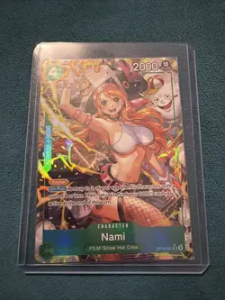 Nami op14-031. Alternate Art. Azure Sea’s Seven. Near Mint. One Piece - Image 1