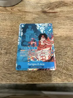Portgas.D.Ace OP07-053 One Piece Winner Card (MP) - Image 1