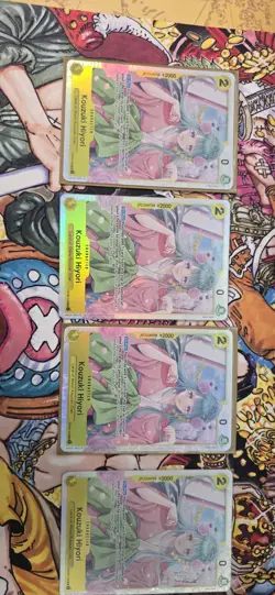 4x Kouzuki Hiyori OP06-106 Super Rare One Piece English TCG - Image 2