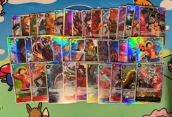One Piece English Card Lot SR NM 40 Cards Lot - Image 1