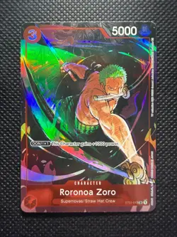 Roronoa Zoro ST01-013 (Gift Collection 2023) One Piece Promotion Cards FOIL NM - Image 1