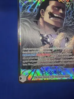 One Piece The Azure Sea’s Seven Crocodile OP14-079 Alternate Alt Art Leader NM - Image 5