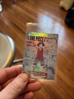 One Piece Monkey D. Luffy US College Basketball Card - Get it Now!! Low $$ - Image 4