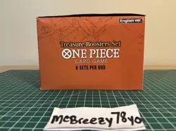 One Piece Card Game Treasure Booster Set Open Display Full Box Of 8 - Image 1