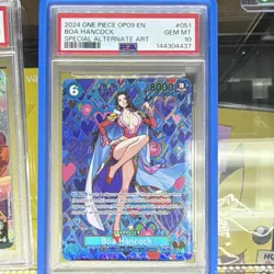 Namco Boa Hancock OP07-051 Emperors in the New World SP Foil PSA 10 2024 - Image 1