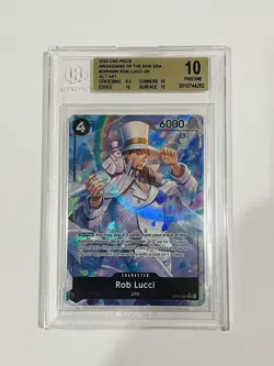 One Piece Awakening of the New Era - Rob Lucci SR Alternate Alt Art BGS 10 ENG - Image 1