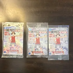 Bandai Namco One Piece CCG US Voyage Promo Monkey D. Luffy Lot (3 cards) - Image 2