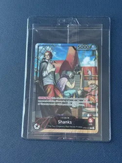 SHANKS PSA MAGAZINE EXCLUSIVE ONE PIECE LEADER ALT ART PROMO SEALED - Image 1