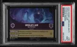 2022 Disney Lorcana - Promos Foil Ursula's Lair (League Promo) #35 PSA 9 MINT - Image 1