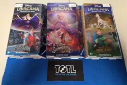 Disney Lorcana TCG: Starter Deck - Lot of 3 (Sealed) 4050368981684 - Image 1