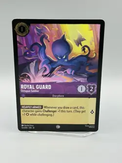 Lorcana Royal Guard Octopus Soldier 52/204 Cold Foil - Image 1