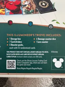 NEW Disney Lorcana Archazias Island Illumineers Trove Box Trading Card Game - Image 2