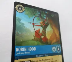 Disney Lorcana The First Chapter Robin Hood (Unrivaled Archer) Foil #157/204 - Image 2