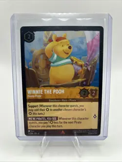 Disney Lorcana TCG - Winnie the Pooh - Hunny Pirate - 3/204 Azurite Sea NM FOIL - Image 1