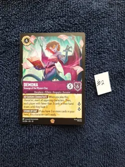 Disney Lorcana Demona Scourge Of The Wyvern Clan 55/204 Non-Foil #2 - Image 1
