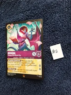 Disney Lorcana Demona Scourge Of The Wyvern Clan 55/204 Non-Foil #2 - Image 3