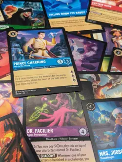Random Disney Lorcana bulk lot Of 10x Just Rares / Super Rares Only - Image 1