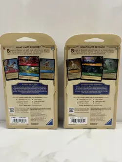 Disney Lorcana Into the Inklands Starter Deck Set of 2 - Sealed w/Booster Packs - Image 2