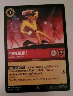 Disney Lorcana TCG - Fabled: Powerline (117/204) - Rare - Near Mint - Image 1