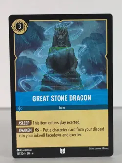 Great Stone Drago - Ursula's Return - 167/204 - singles - Lorcana TCG - Image 1