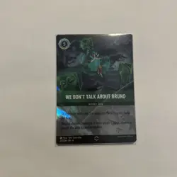 Disney Lorcana Enchanted Ursula's Return Card 213/204 We Don't Talk About Bruno - Image 2