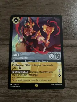 Disney Lorcana - Jafar - Tyrannical Hypnotist 172/204 Shimmering Skies Regular - Image 1