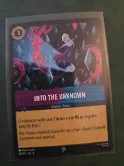 Disney Lorcana TCG Reign Of Jafar Into The Unknown 81/204 Super Rare Non Foil - Image 1