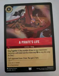 Disney Lorcana TCG - Fabled: A Pirate's Life (132/204) - Uncommon - Near Mint - Image 1