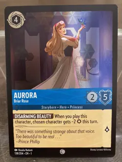 Disney Lorcana Aurora Briar Rose Common 138/204 FOIL - Image 1