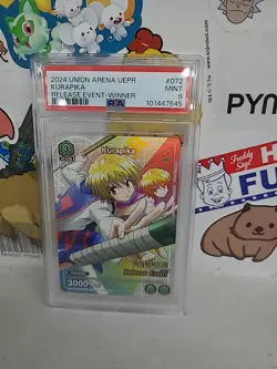 2024 Union Arena TCG Kurapika Winner Release Event UEPR/HTR-1-072 Mint PSA 9 - Image 1