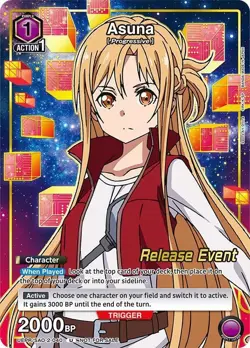 Asuna Release - UEPR/SAO-2-040 NM - Union Arena 2 - Image 1