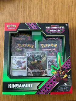 Pokemon TCG Scarlet & Violet Shrouded Fable Kingambit Illustration Collection - Image 1