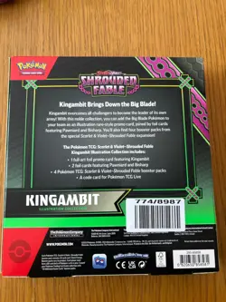 Pokemon TCG Scarlet & Violet Shrouded Fable Kingambit Illustration Collection - Image 2