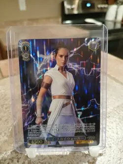 Weiss Schwarz Star Wars Rey Japanese Premium Foil Promo SW/SE39-023FOP - Image 1