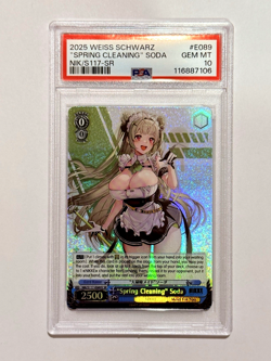 Weiss Schwarz Goddess of Victory: NIKKE - "Spring Cleaning" Soda SR Foil PSA 10 - Image 1