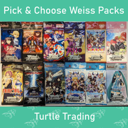 Bushiroad Weiss Schwarz Sealed Booster Packs / lot - MANY OPTIONS AVAILABLE - Image 1