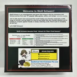 Weiss Schwarz Final Season Attack on Titan Booster Box 8885009406884 - Image 2