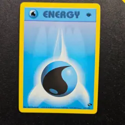 Pokemon Water Energy - WOTC Gym Challenge Common 132/132 1st Edition 2000 - Image 1