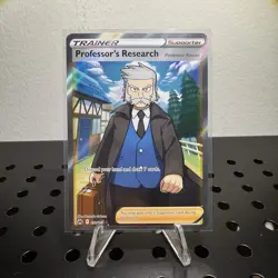 Pokemon TCG: Crown Zenith Professor’s Research 150/159 Full Art Ultra Rare NM - Image 1