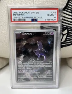 Mewtwo SVP 052 151 Ultra Premium Collection Promo Pokemon Card PSA 10 Gem Mint - Image 1