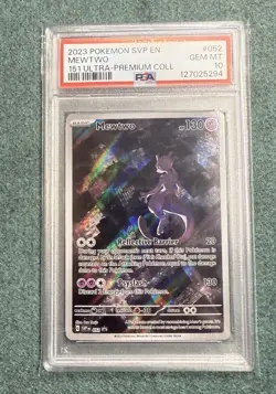 Mewtwo SVP 052 151 Ultra Premium Collection Promo Pokemon Card PSA 10 Gem Mint - Image 1