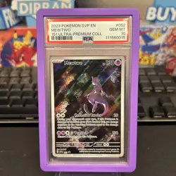 Mewtwo SVP 052 151 Ultra Premium Collection Promo Pokemon Card PSA 10 Gem Mint - Image 1