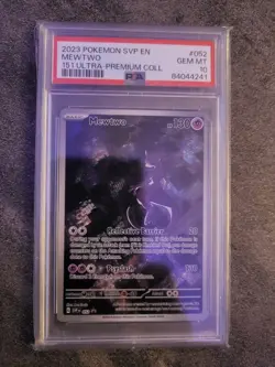 Mewtwo SVP 052 151 Ultra Premium Collection Promo Pokemon Card PSA 10 Gem Mint - Image 1