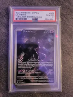 Mewtwo SVP 052 151 Ultra Premium Collection Promo Pokemon Card PSA 10 Gem Mint - Image 2
