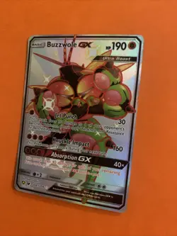 2019 Pokemon Hidden Fates: Shiny Vault Buzzwole GX Full Art Holo #SV68/SV94 - Image 3